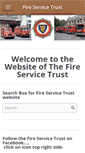 Mobile Screenshot of fire-service-trust.com