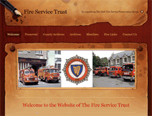 Tablet Screenshot of fire-service-trust.com